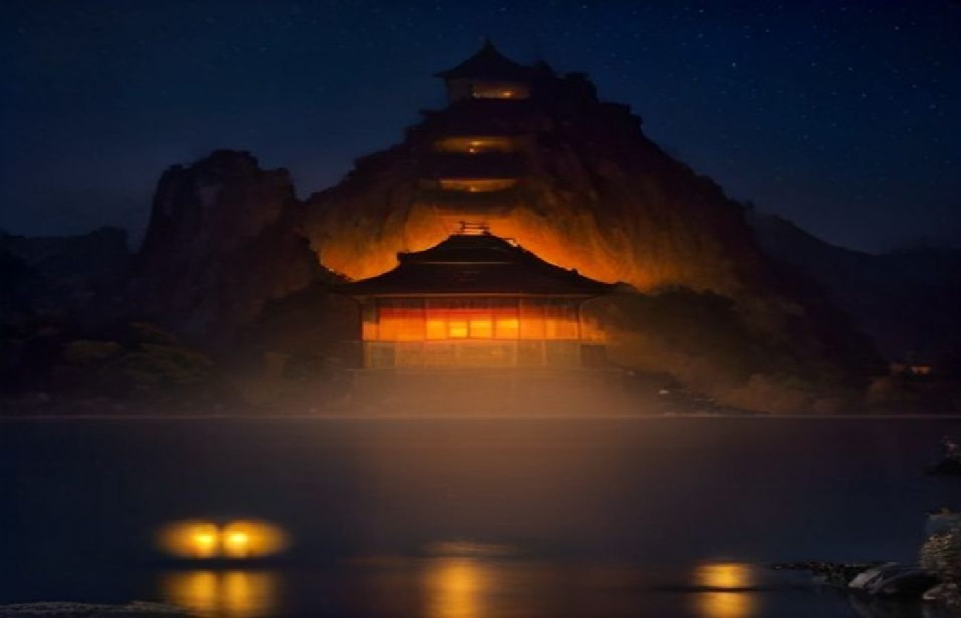 xxxx日本深度评测背景图，展示日本都市夜景与数字信息流，酒红色调，氛围感强
